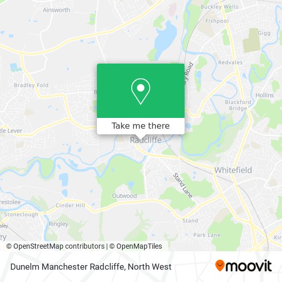 Dunelm Manchester Radcliffe map