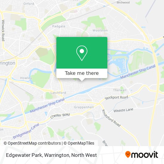 Edgewater Park, Warrington map
