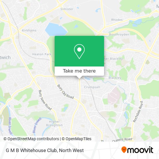 G M B Whitehouse Club map