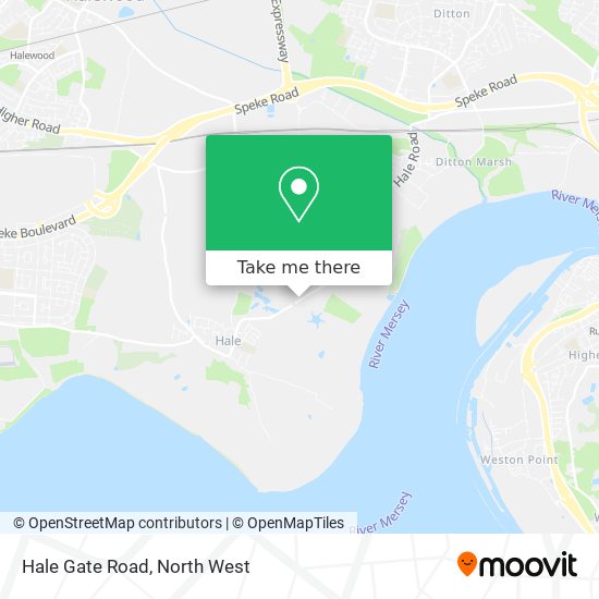Hale Gate Road map