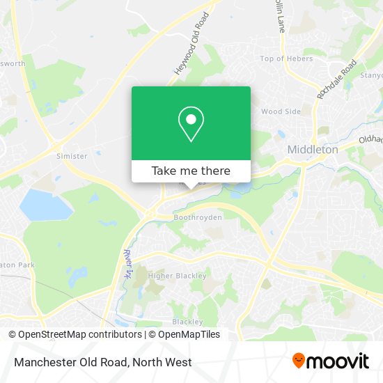 Manchester Old Road map