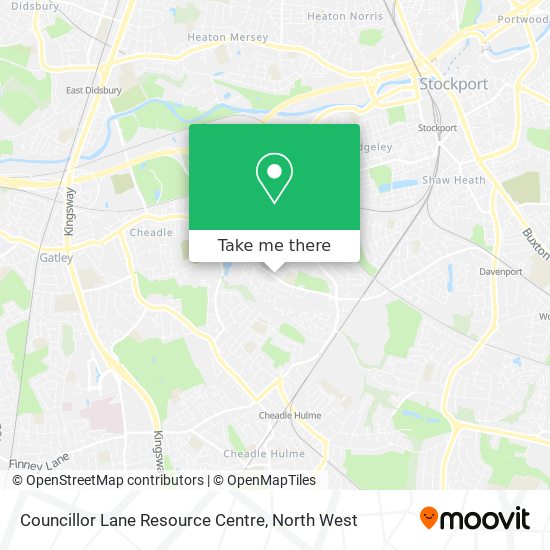 Councillor Lane Resource Centre map