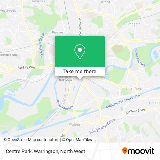 Centre Park, Warrington map