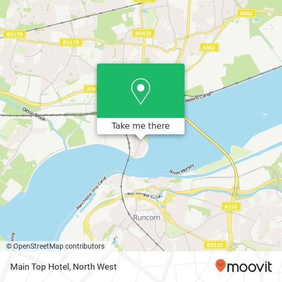 Main Top Hotel, 15 Mersey Road Widnes Widnes WA8 0DG map