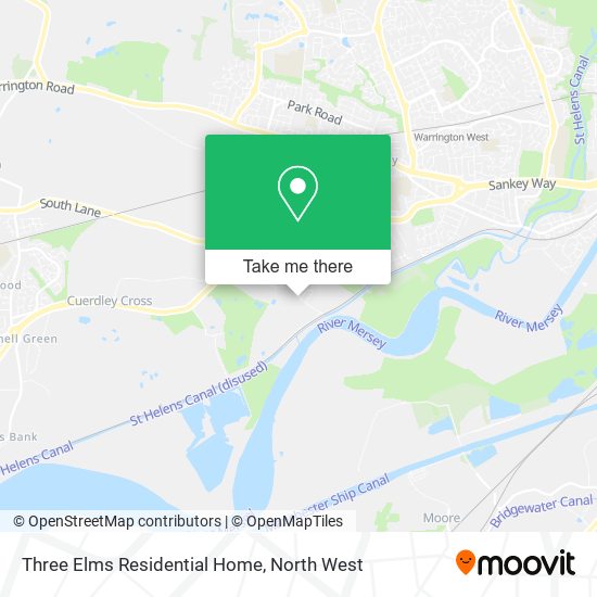 Three Elms Residential Home map