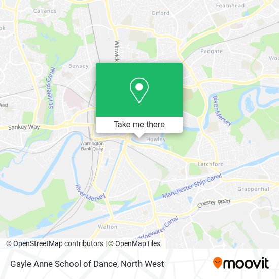 Gayle Anne School of Dance map