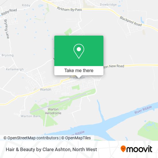 Hair & Beauty by Clare Ashton map