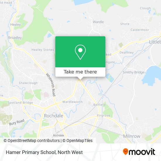 Hamer Primary School map