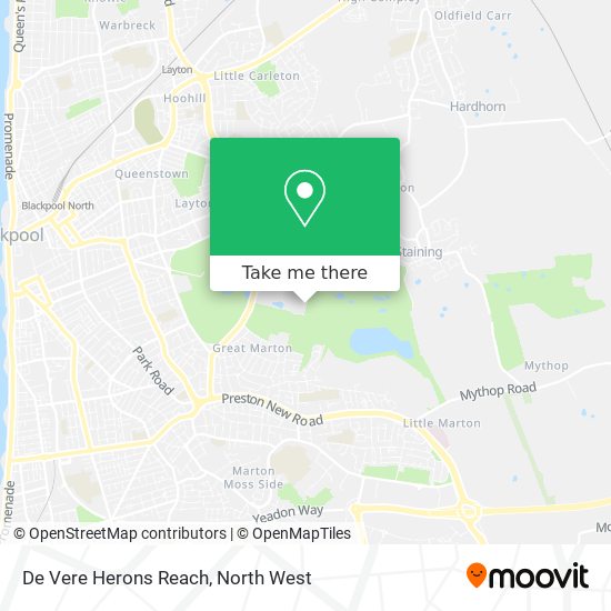 De Vere Herons Reach map