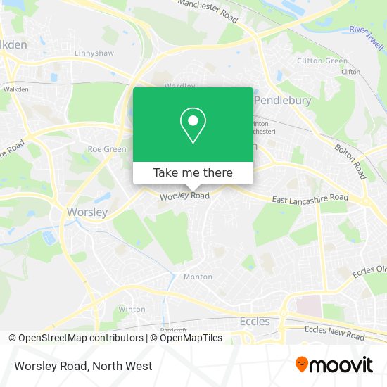 Worsley Road map