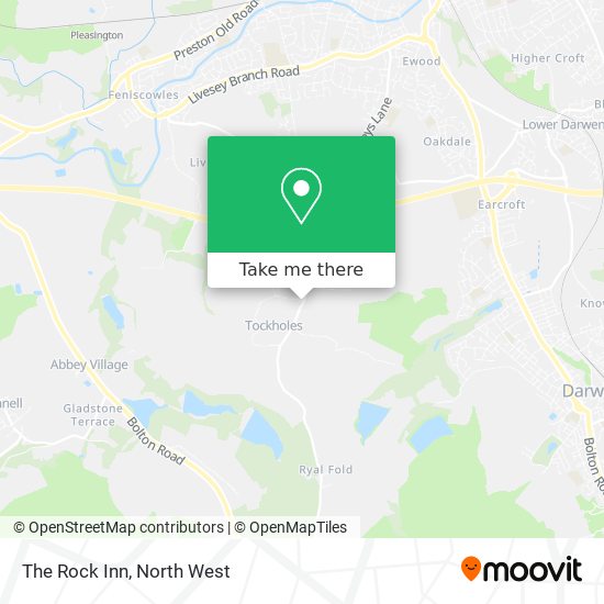 The Rock Inn map