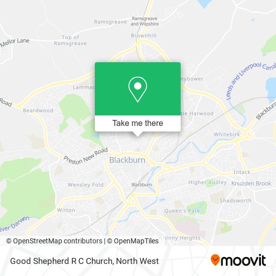 Good Shepherd R C Church map