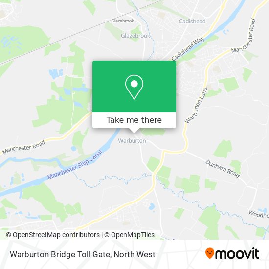 Warburton Bridge Toll Gate map