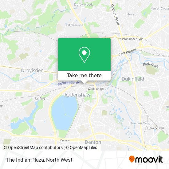 The Indian Plaza map