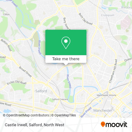 Castle Irwell, Salford map