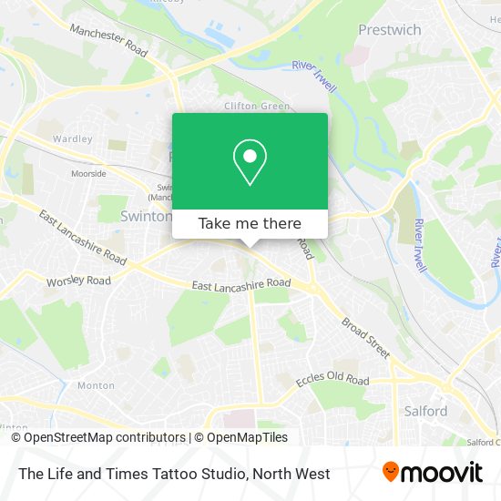 The Life and Times Tattoo Studio map