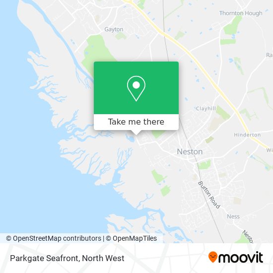 Parkgate Seafront map