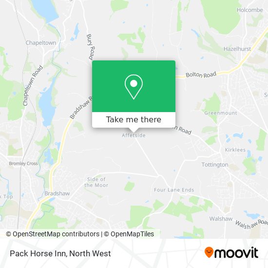 Pack Horse Inn map