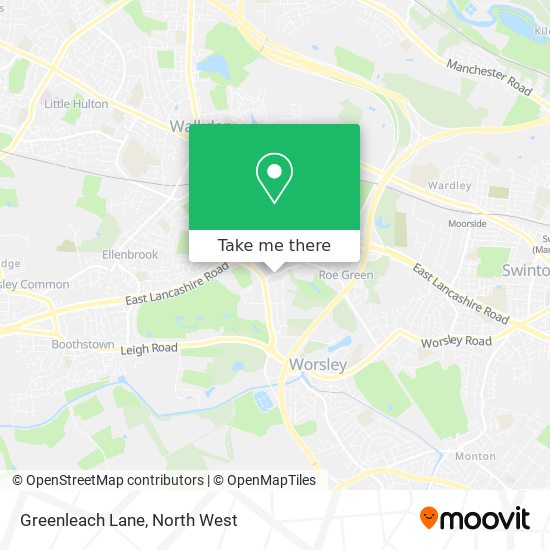 Greenleach Lane map