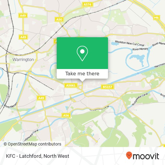 KFC - Latchford map