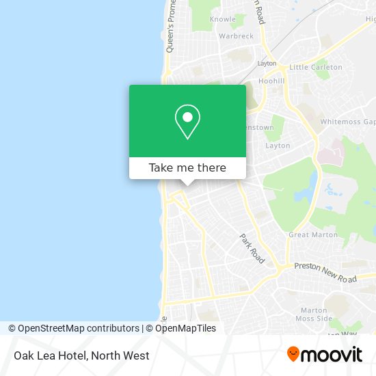 Oak Lea Hotel map