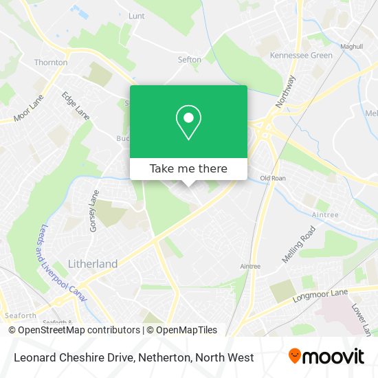 Leonard Cheshire Drive, Netherton map