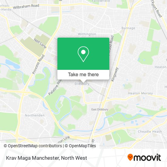Krav Maga Manchester map
