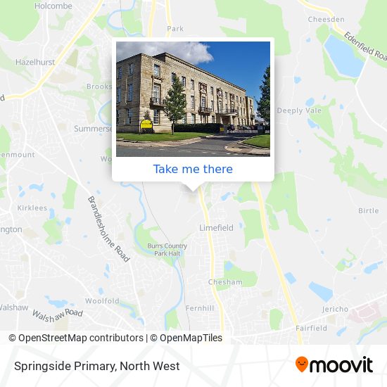 Springside Primary map