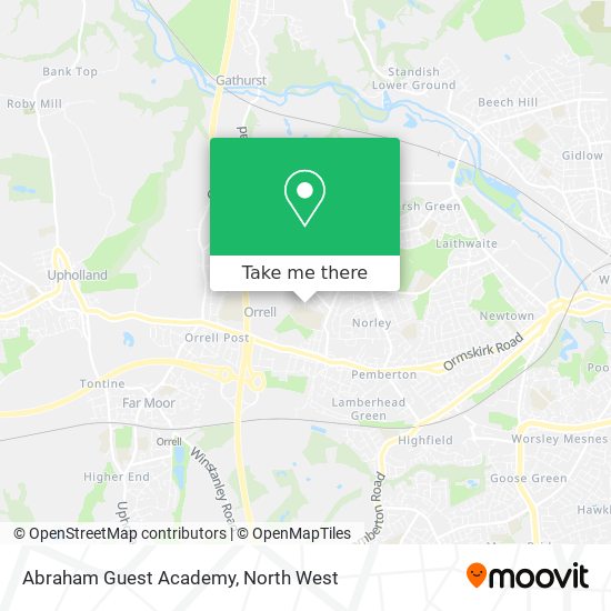 Abraham Guest Academy map