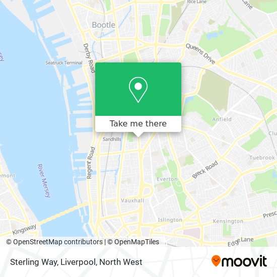 Sterling Way, Liverpool map