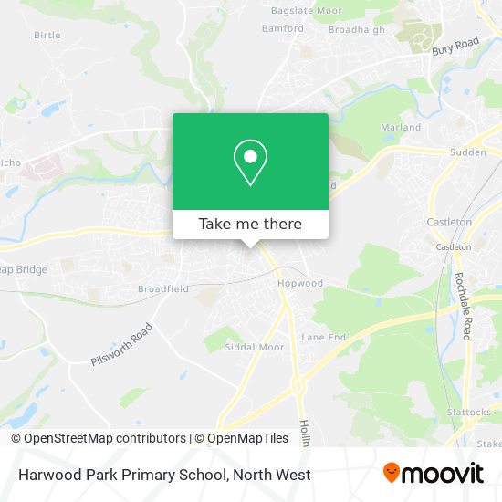Harwood Park Primary School map