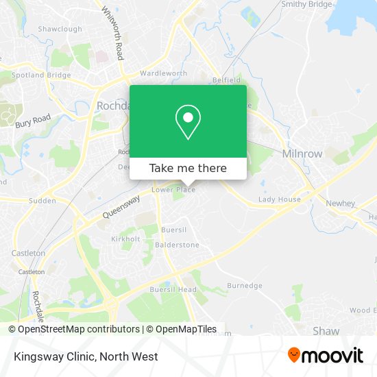 Kingsway Clinic map
