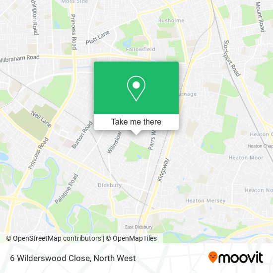 6 Wilderswood Close map