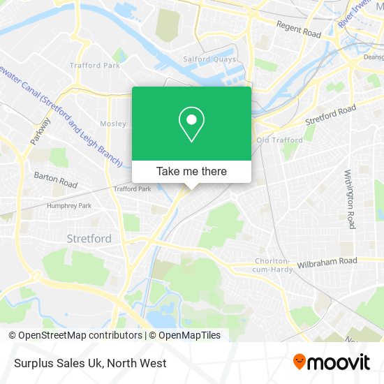 Surplus Sales Uk map