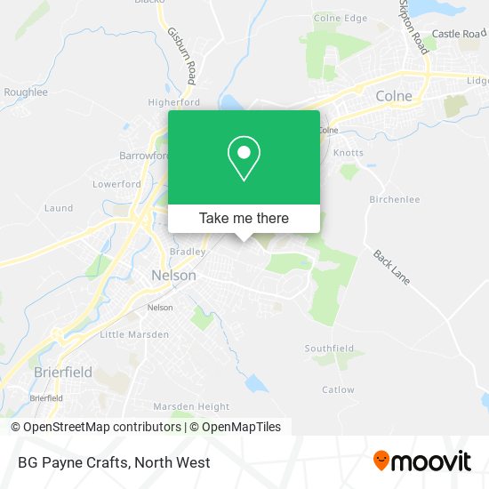 BG Payne Crafts map