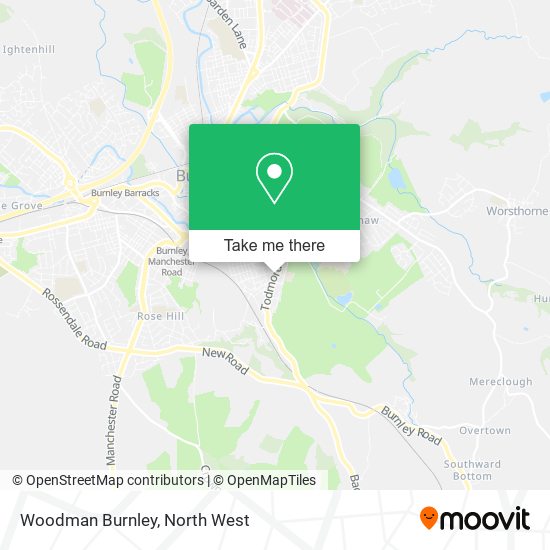 Woodman Burnley map