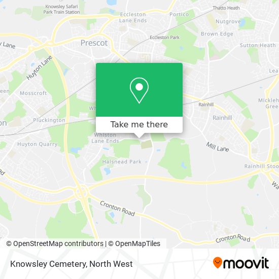 Knowsley Cemetery map