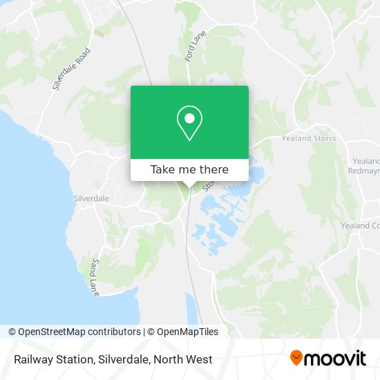 Railway Station, Silverdale map