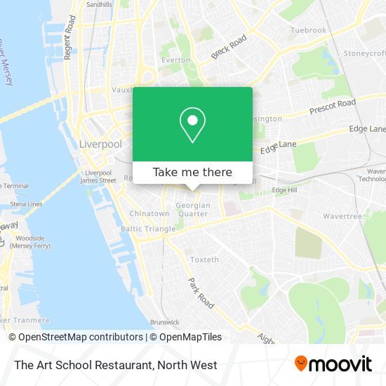 The Art School Restaurant map