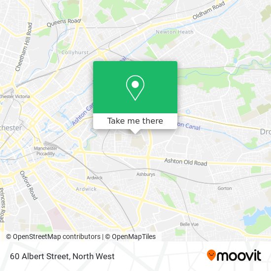 60 Albert Street map