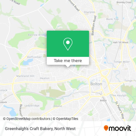 Greenhalgh's Craft Bakery map