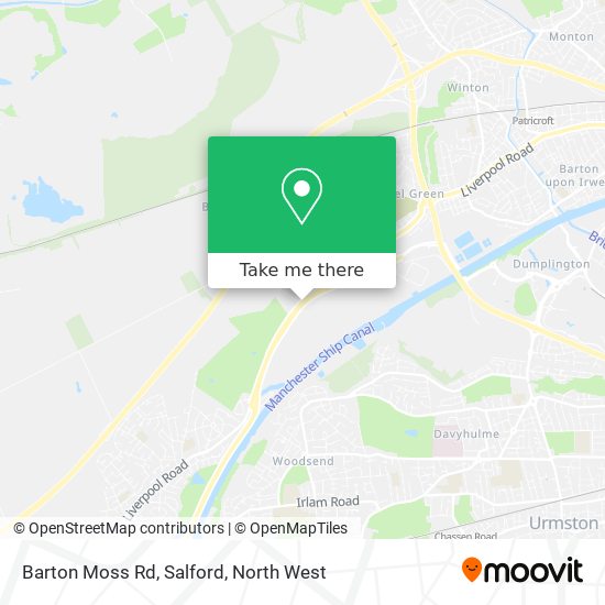 Barton Moss Rd, Salford map