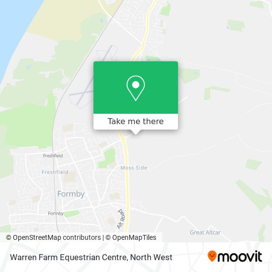 Warren Farm Equestrian Centre map