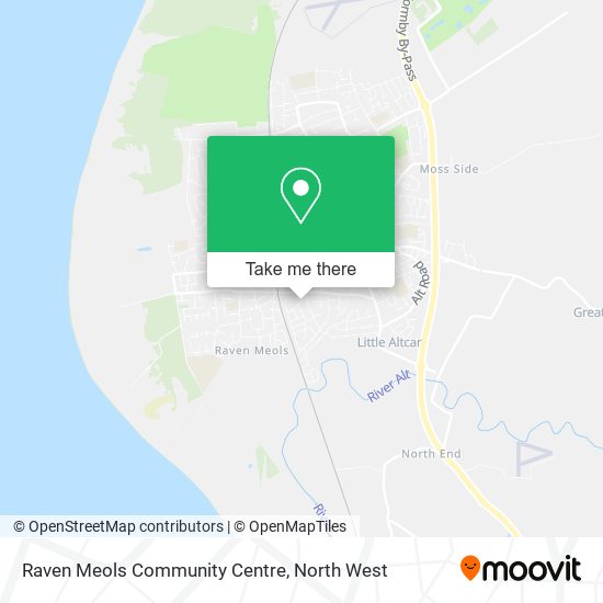 Raven Meols Community Centre map