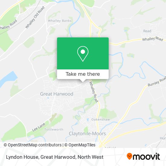 Lyndon House, Great Harwood map
