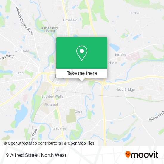 9 Alfred Street map