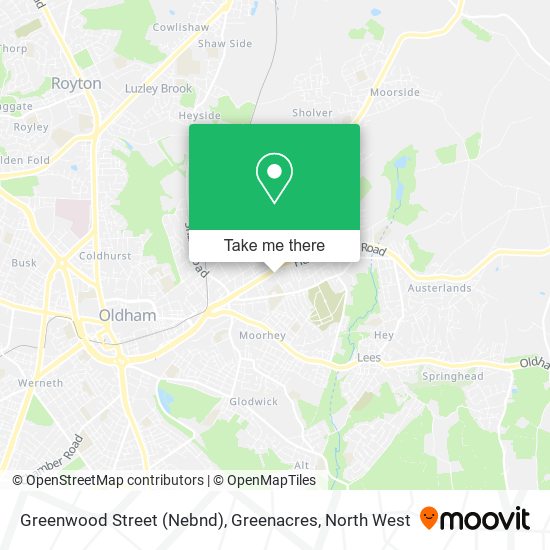 Greenwood Street (Nebnd), Greenacres map