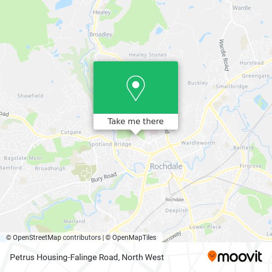 Petrus Housing-Falinge Road map