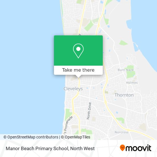 Manor Beach Primary School map