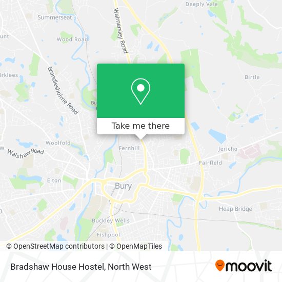 Bradshaw House Hostel map